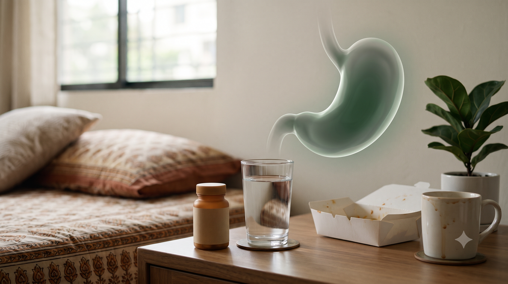 Medication and lifestyle factors associated with digestive health