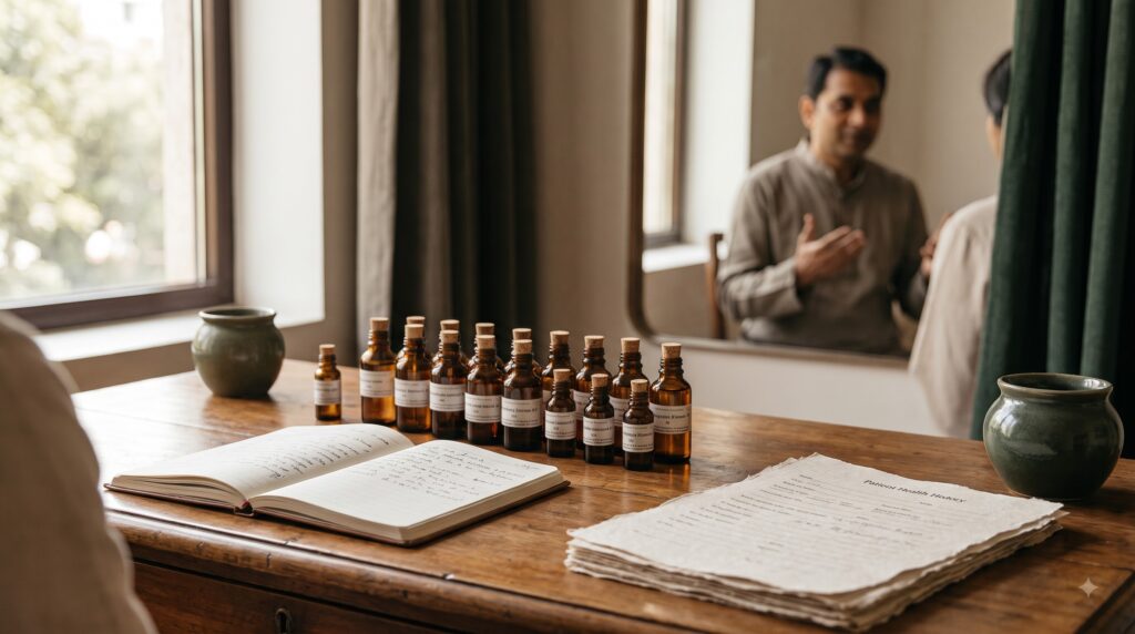 Homoeopathic remedies representing personalised care at PRANA